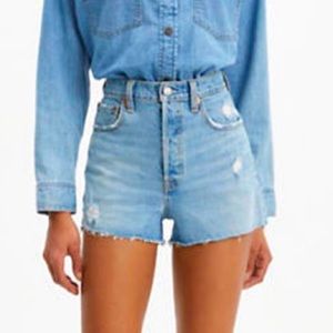 Levi's ribcage shorts tango beach